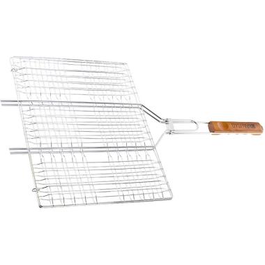 Решетка гриль 300 х 400 мм, хромированная Palisad