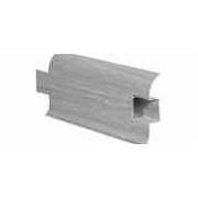 Плинтус 282 Палисандр серый Идеал Комфорт мягкий край 55*22мм 2,2м, (40шт/уп)