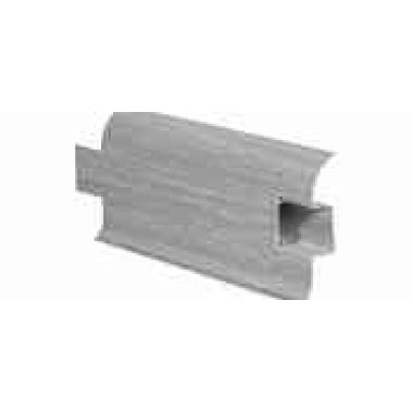 Плинтус 282 Палисандр серый Идеал Комфорт мягкий край 55*22мм 2,2м, (40шт/уп)