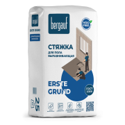Стяжка Вergauf Erste Grund выравнивающая с армирующими волокнами М 200 25кг(56) Бергауф