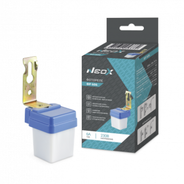 Фотореле ФР-606 6А 1400Вт IP44 Neox