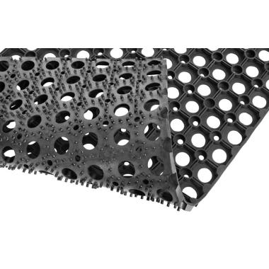 Коврик резиновый 50*80*16 мм Чёрный