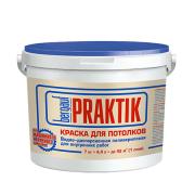 Краска ВД для потолков Bergauf Praktik полиакриловая 7 кг лето-зима