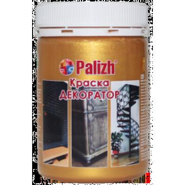 Краска-колер Декоратор акрил. универ. "Palizh"   0,25кг  № 177 сусальное золото металлик