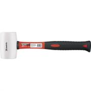 Киянка резиновая, 450 г, белая резина, фибергласовая рукоятка Matrix