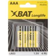 Батарейка LR03-4BPC (мизин.ААА) щелочная ХВАТ 1.5B 4шт/упак.