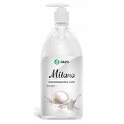Мыло-крем жидкое Grass Milana увлажняющее, Жемчужное с дозатором 1,0 л