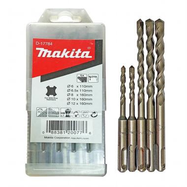 Набор буров SDS-Plus Makita 5шт. ( 6, 6,5х110,  8, 10, 12х160)