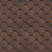 Гибкая черепица Соната-Технониколь Шинглас, Коричневый (упаковка: 22шт/3м2; поддон: 792шт)