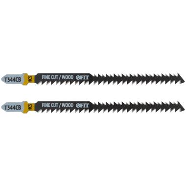 Полотна для э/лобзика, по дереву двусторонние, hcs, 116/90 мм (t344cb), 2 шт. ФИТ