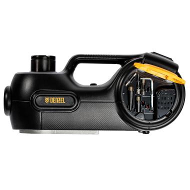 Домкрат электрогидравлический «3 в 1» (1,5 т), 12В, с гайковертом Denzel