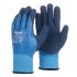 Перчатки теплые двойные с вспененным покрытием Зима Люкс -30 СИНИЕ В37