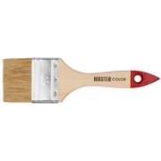 Кисть флейцевая, нат. щетина, 55% топс, лак.ручка, ширина 60 мм Master color