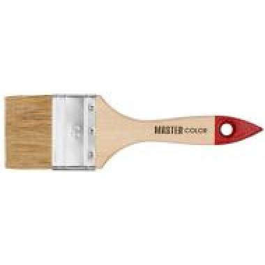 Кисть флейцевая, нат. щетина, 55% топс, лак.ручка, ширина 60 мм Master color