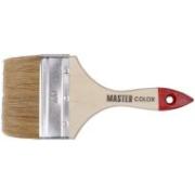 Кисть флейцевая, нат. щетина, 55% топс, лак.ручка, ширина 100 мм Master color