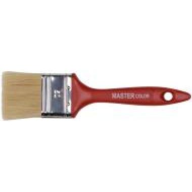 Кисть флейцевая, толщ. 14 мм, 70% ПБt/30% светлая натур. щетина, нерж.обжим, пласт. ручка, ширина 50 мм