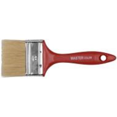 Кисть флейцевая, толщ. 16 мм, 70% ПБt/30% светлая натур. щетина, нерж.обжим, пласт. ручка, ширина 70 мм