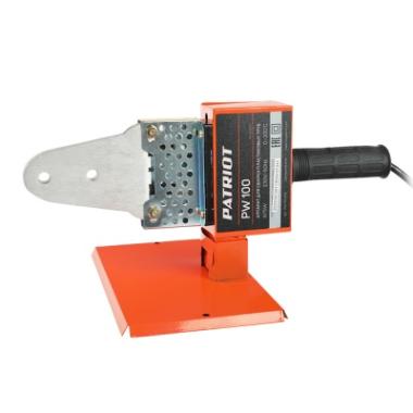 Аппарат для сварки пластиковых труб PATRIOT PW 100 The One, 675ВТ, 3 насадки, стойка, отвертка, кейс металл.