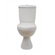 Унитаз-компакт Суперкомпакт белый, с сиденьем,с арматурой Стандарт (Ст.Оскол)