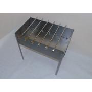 Мангал стандарт 500х250х500х0,5мм, +6 угл шампуров