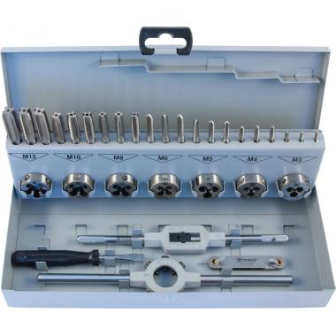 Набор метчиков и плашек 32 пр. М3-М12 Thorvik