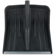 Лопата для уборки снега  420х420мм без черенка, пластиковая, тулейка D30-32, КУРС