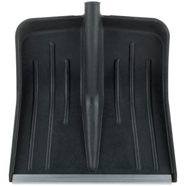 Лопата для уборки снега  420х420мм без черенка, пластиковая, тулейка D30-32, КУРС