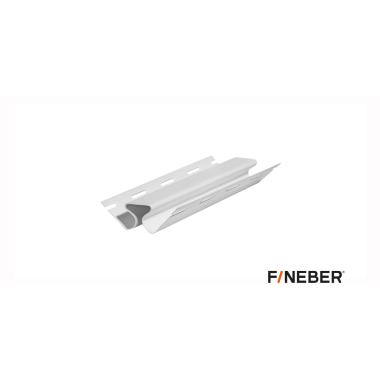 Внутренний угол к сайдингу FineBer Classic Color, белый 3050мм (10шт/уп)