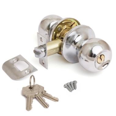 Ручка-защелка AVERS (ШАР) 6072-01-CR  ключ-фиксатор Хром