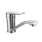 Смеситель для кухни шаровый, короткий излив, латунь 10215 Golden Fox, АКЦИЯ