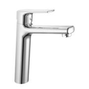 Смеситель для умывальника шаровый, высокий излив, латунь 10211 Golden Fox