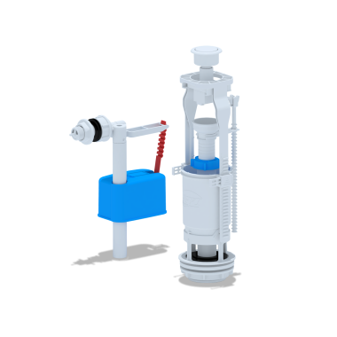 Арматура д/бачка, бок/подв, WC6050, 1/50, АНИпласт