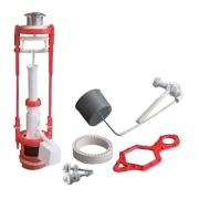 Арматура д/бачка, кнопка бел. бок/подв, АС-7