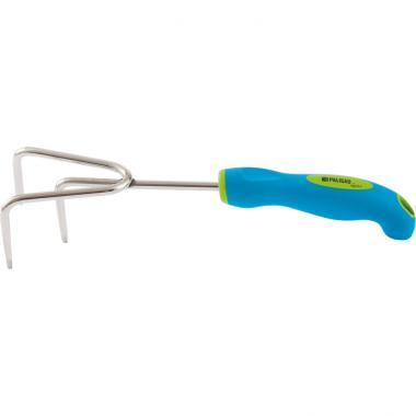 Рыхлитель 3-зубый, 80 х 310 мм, нержавеющая сталь, двухкомпонентная рукоятка, Premium Plus, Palisad