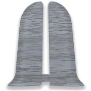 Торцевая заглушка для плинтуса, левая, 282, Палисандр серый, Идеал, Комфорт