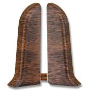 Торцевая заглушка для плинтуса, левая, 292, Миланский орех, Идеал, Комфорт