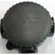 Коробка карболит 3-хрожк.ОП IP44 D72мм