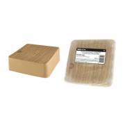 Коробка распаячная 75х75х28мм ОП для кабель-канала сосна