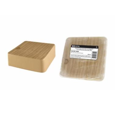 Коробка распаячная 75х75х28мм ОП для кабель-канала сосна