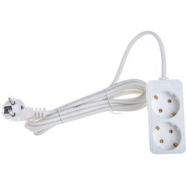 Удлинитель бытовой ПВС 3х1.0мм 2гн. 3м с/з СОЮЗ