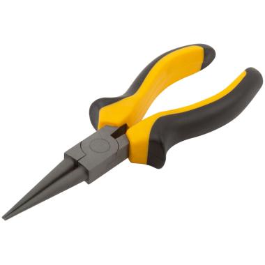 Круглогубцы "Стайл", мягкие прорезиненные ручки, молибденовое покрытие 165 мм ФИТ