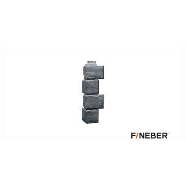 Угол наружный FineBer Камень природный, кварцевый 455х137х137мм (10шт/уп)