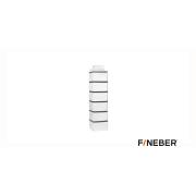 Угол наружный FineBer Кирпич Клинкерный, белый 485х119х119 мм (10шт/уп)