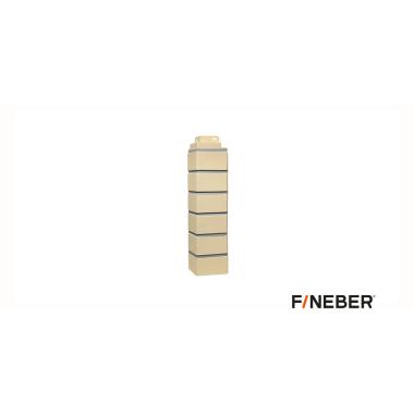 Угол наружный FineBer Кирпич Клинкерный, желтый 485х119х119 мм (10шт/уп)
