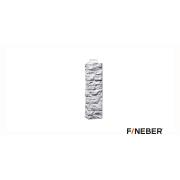 Угол наружный FineBer Скала, мелованный белый 471х115х155 мм (10шт/уп)