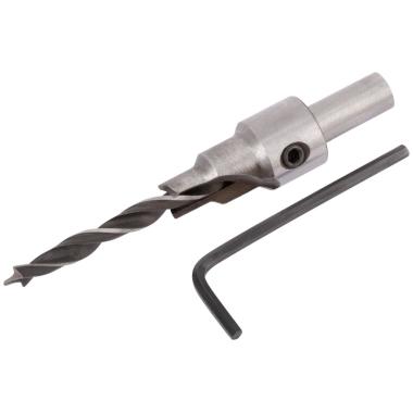Сверло с зенкером для мебельных стяжек 5 мм/зенкер 9,5 мм (для стяжки 7х50)