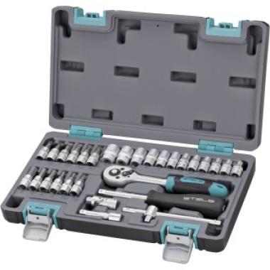 Набор инструментов 1/4, CrV 29 предметов Stels