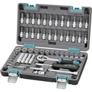 Набор инструментов 1/4, CrV 57 предметов Stels