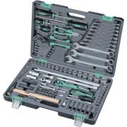 Набор инструментов 1/4, 1/2, Cr-V, S2 119 предметов Stels