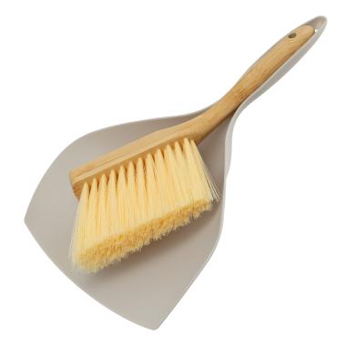 Набор: совок 290x190 мм и бамбуковая щетка-сметка 220 мм, Home// Palisad